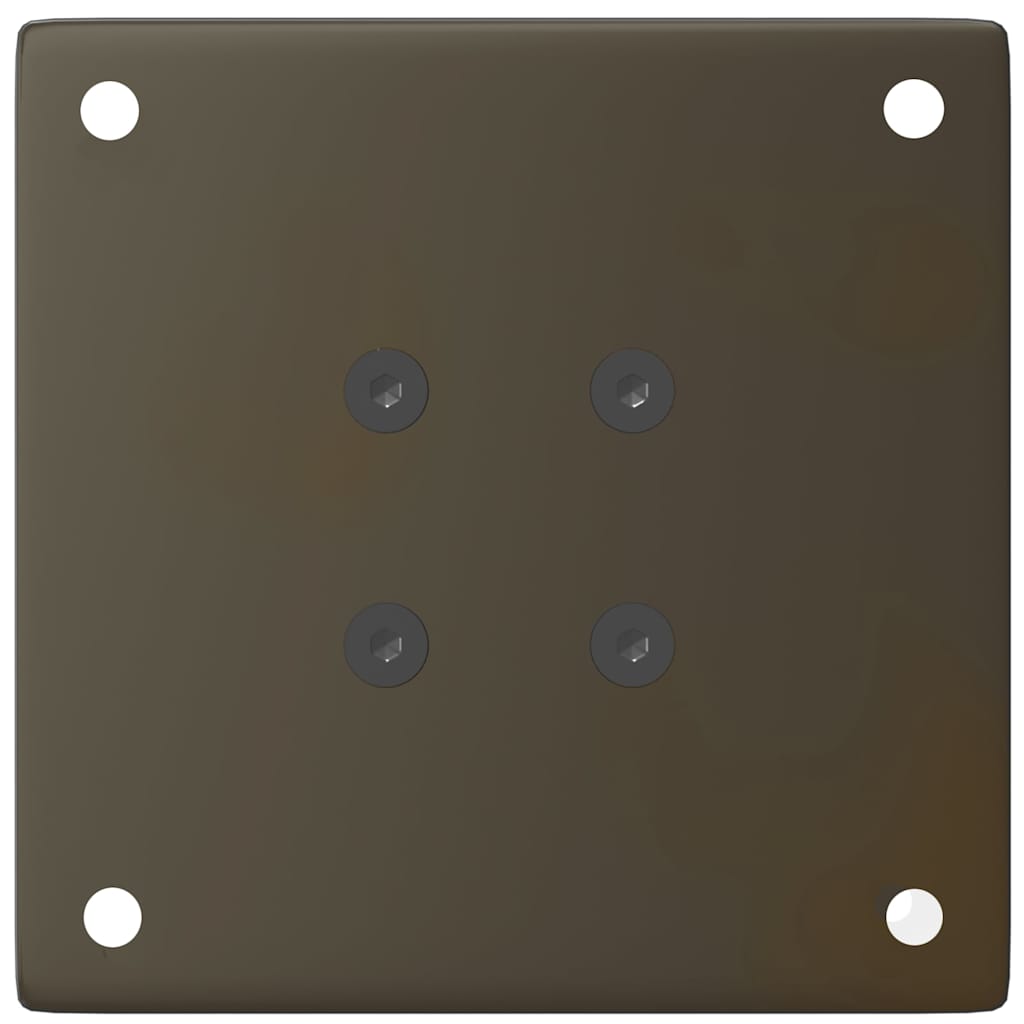 vidaXL Gambe per Tavolino da Caffè 4 pz in Acciaio Naturale 42-44 cm Acciaio