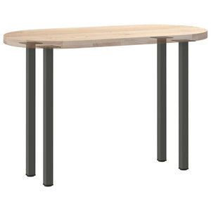 Gambe per tavolo consolle 4 pz Antracite 72-74 cm Acciaio