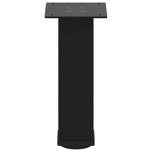 vidaXL Gambe per Tavolino da Caffè 4 pz Nere 30-32 cm Acciaio