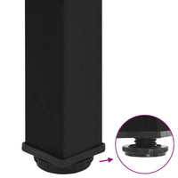 vidaXL Gambe per Tavolino da Caffè 4 pz Nere 30-32 cm Acciaio