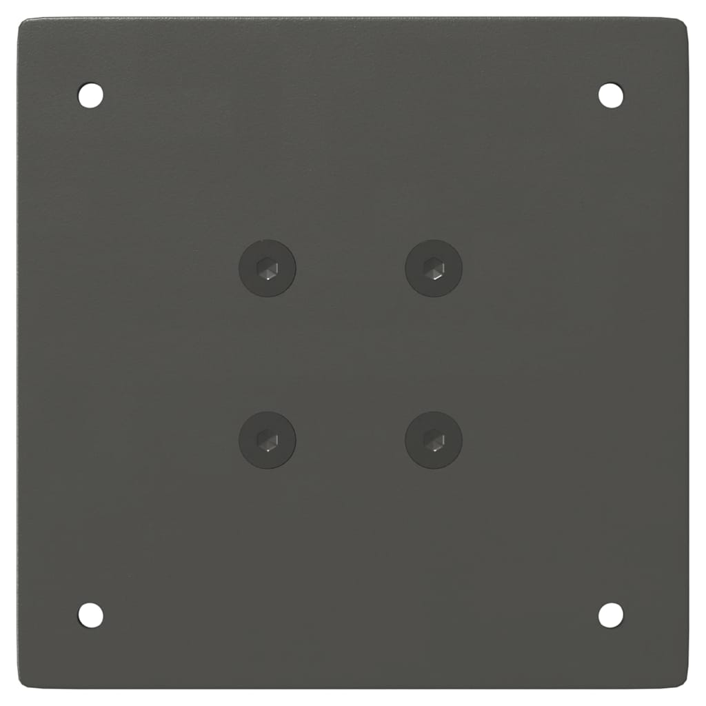 vidaXL Gambe per tavolino 4 pz Antracite 30-32 cm Acciaio