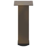 Gambe per Tavolino da Caffè 4 pz Acciaio Naturale 30-32 cm Acciaio 4012463