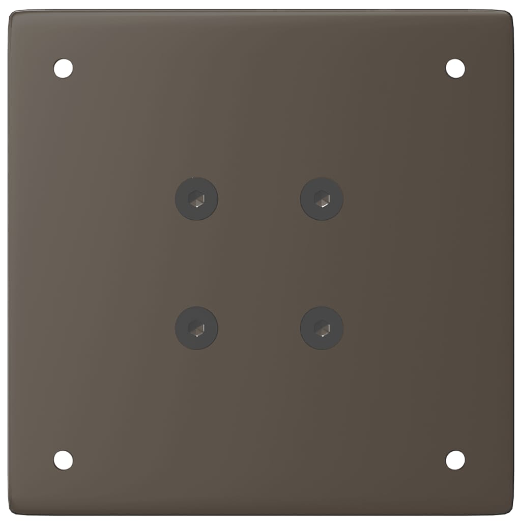 vidaXL Gambe per Tavolino da Caffè 4 pz Acciaio Naturale 30-32 cm Acciaio