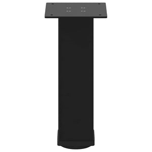 Gambe per Tavolino da Caffè 4 pz Nere 42-44 cm Acciaio