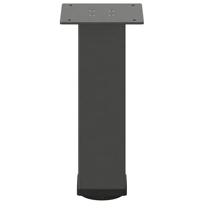Gambe per tavolino 4 pz Antracite 42-44 cm Acciaio