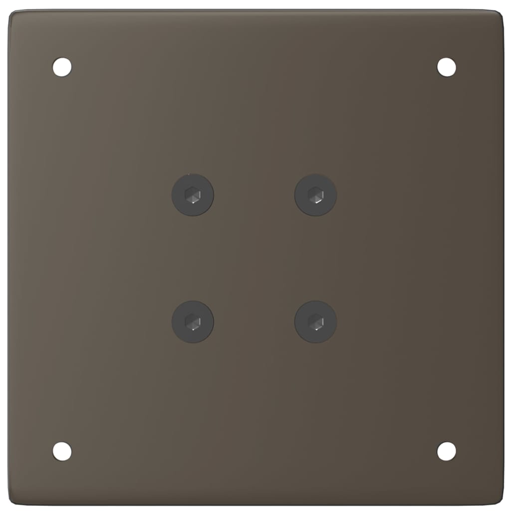 Gambe per Tavolino da Caffè 4 pz in Acciaio Naturale 42-44 cm Acciaio