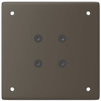 Gambe per Tavolino da Caffè 4 pz in Acciaio Naturale 42-44 cm Acciaio