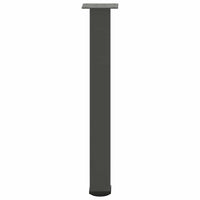 Gambe per tavolo consolle 4 pz Antracite 72-74 cm Acciaio 4012470