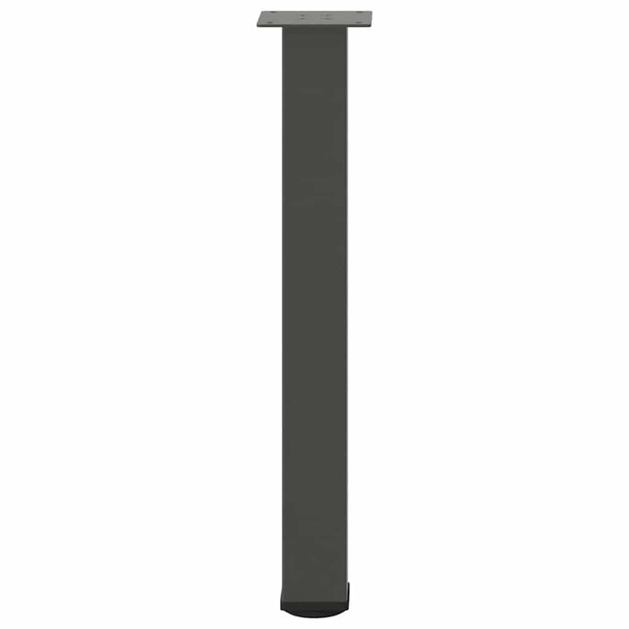 Gambe per tavolo consolle 4 pz Antracite 72-74 cm Acciaio 4012470