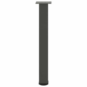 Gambe per tavolo consolle 4 pz Antracite 72-74 cm Acciaio