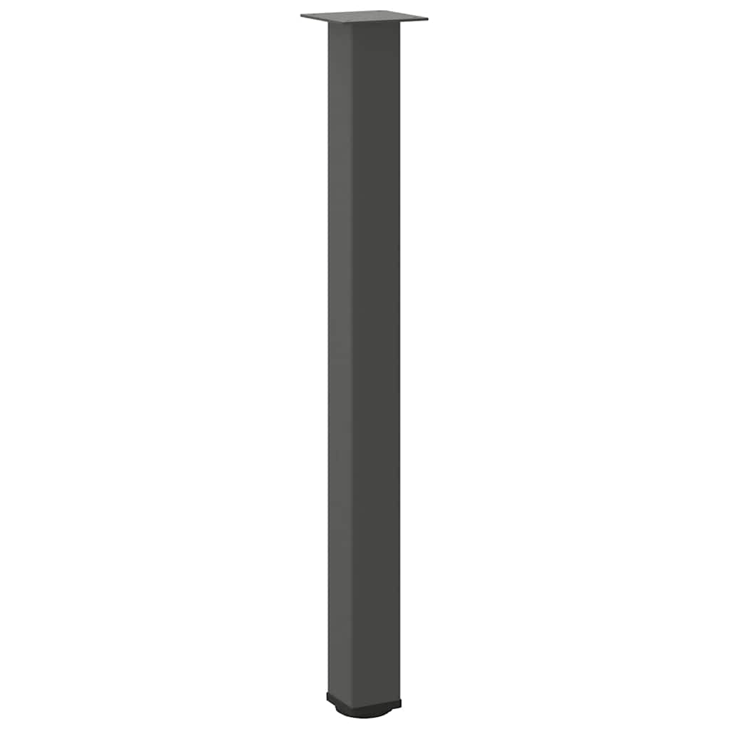 Gambe per tavolo da bar 4 pz Antracite 90-92 cm Acciaio 4012474