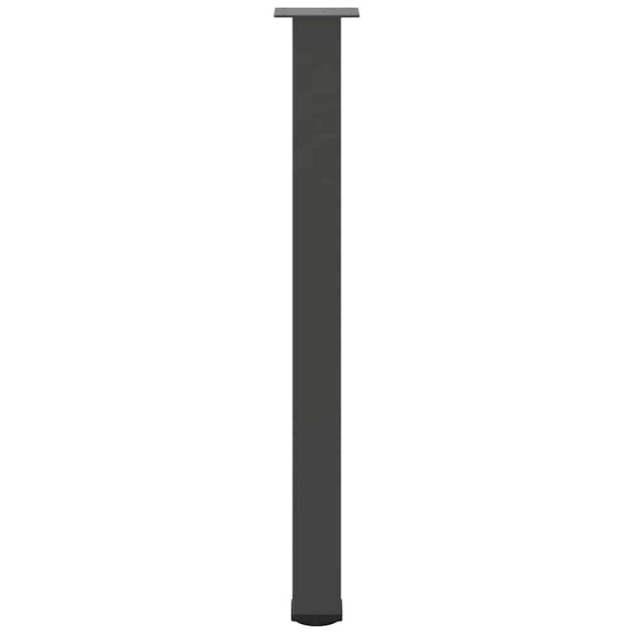vidaXL Gambe per tavolo da bar 4 pz Antracite 90-92 cm Acciaio