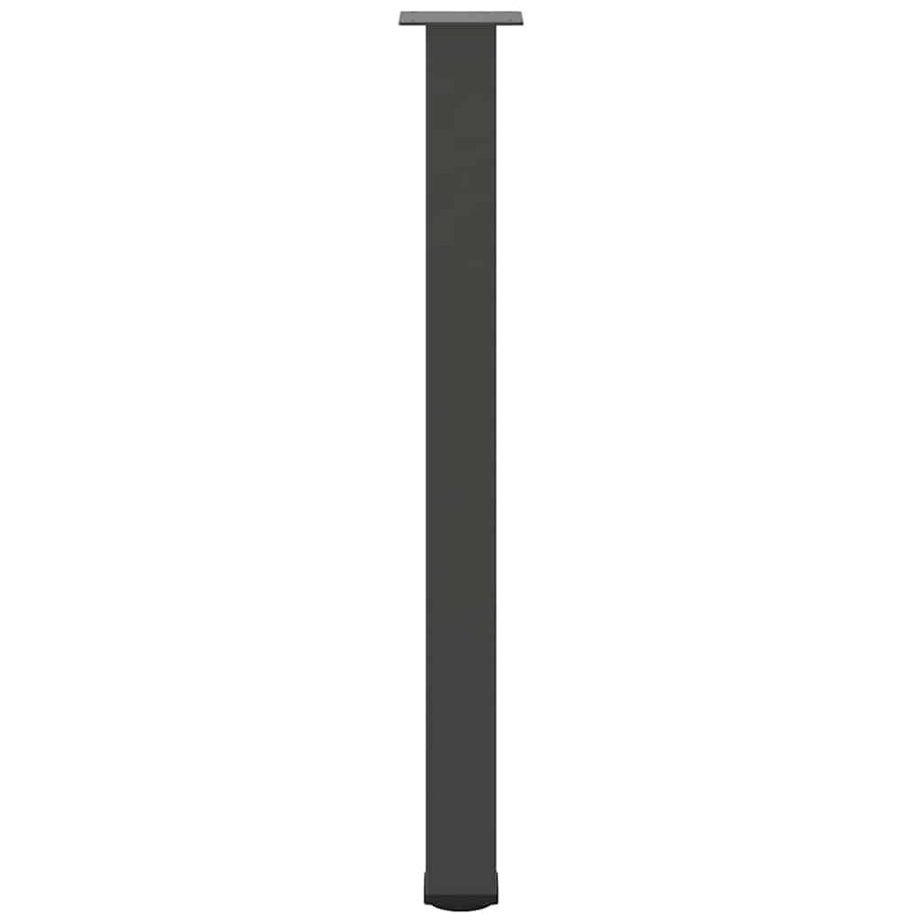 Gambe per tavolo da bar 4 pz Antracite 90-92 cm Acciaio 4012474