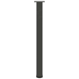 Gambe per tavolo da bar 4 pz Antracite 90-92 cm Acciaio 4012474