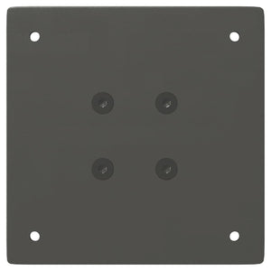 vidaXL Gambe per tavolo da bar 4 pz Antracite 90-92 cm Acciaio