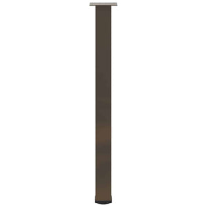 Gambe per Tavolino 4 pz Acciaio Naturale 100-102 cm in Acciaio 4012479