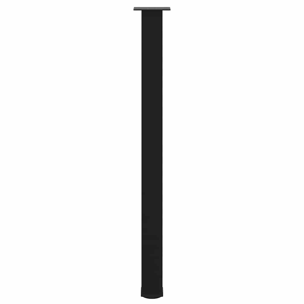 vidaXL Gambe per tavolo da bar 4 pz nere 110-112 cm in acciaio