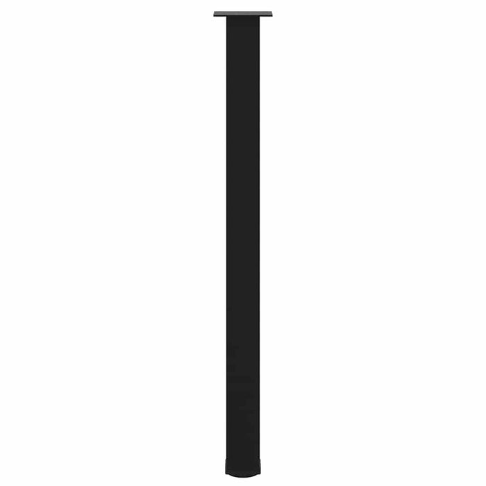vidaXL Gambe per tavolo da bar 4 pz nere 110-112 cm in acciaio