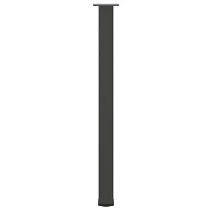 vidaXL Gambe per tavolo da bar 4 pz Antracite 110-112 cm Acciaio