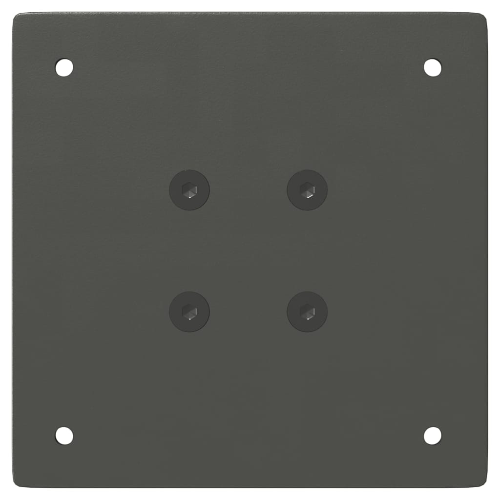 vidaXL Gambe per tavolo da bar 4 pz Antracite 110-112 cm Acciaio