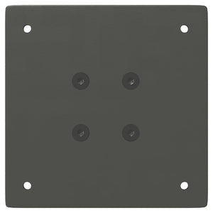 vidaXL Gambe per tavolo da bar 4 pz Antracite 110-112 cm Acciaio