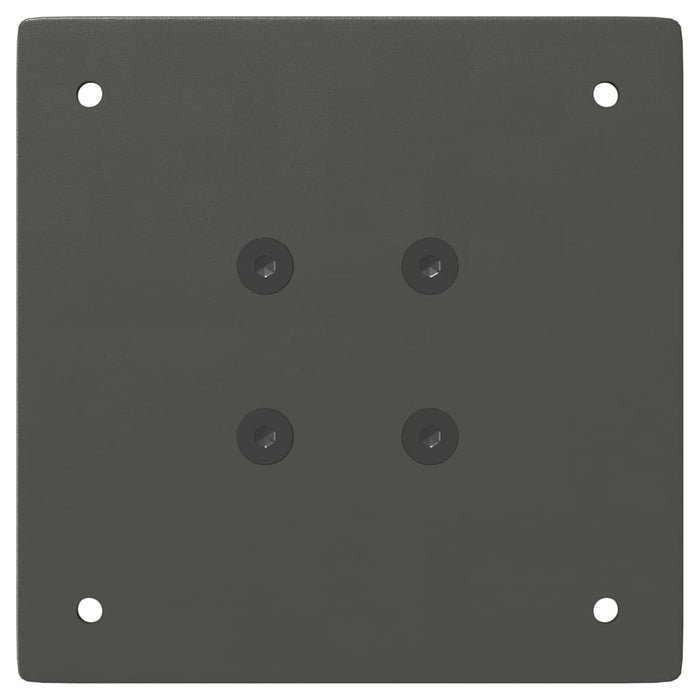 vidaXL Gambe per tavolo da bar 4 pz Antracite 110-112 cm Acciaio