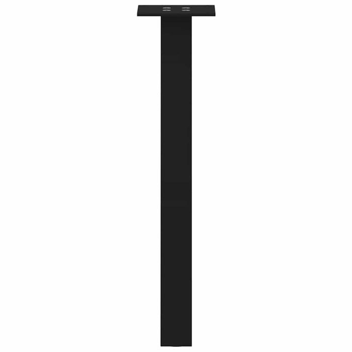 Gambe per Tavolino da Caff¨¨ 4 pz-Set di 4 Gamba per Tavolo Nere 30 cm Acciaio 900708