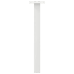 Gambe per tavolino da caffè 4 pz Bianche 42 cm Acciaio 4012489