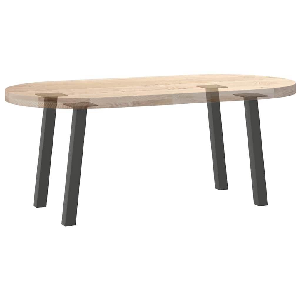 Gambe per tavolino 4 pz-Set di 4 Gamba per Tavolo Antracite 42 cm Acciaio 898981