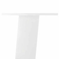 Gambe per tavolo consolle 4 pz bianche 72 cm in acciaio 4012493