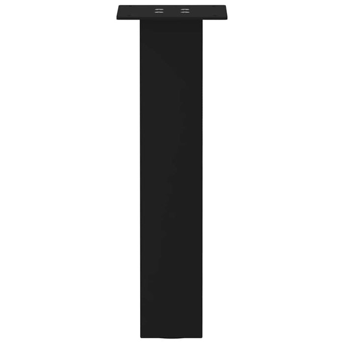 vidaXL Gambe per Tavolino da Caffè 4 pz Nere 30 cm Acciaio
