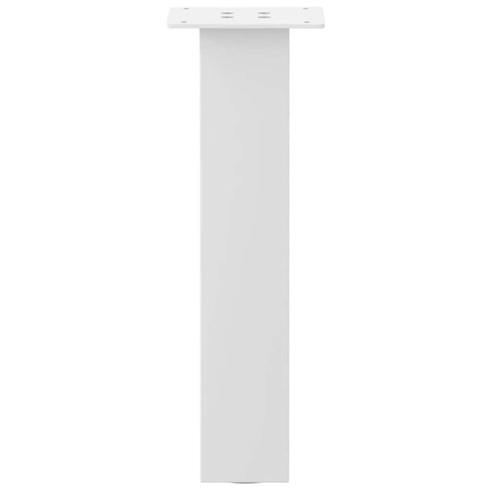 Gambe per tavolino da caffè 4 pz Bianche 30 cm Acciaio 4012497
