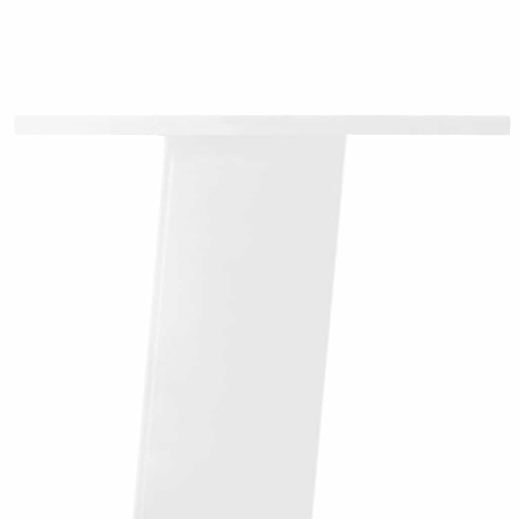 Gambe per tavolino da caffè 4 pz Bianche 30 cm Acciaio 4012497