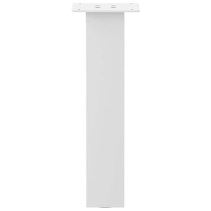 Gambe per tavolino da caffè 4 pz Bianche 42 cm Acciaio 4012501