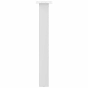 vidaXL Gambe per tavolo consolle 4 pz bianche 72 cm in acciaio
