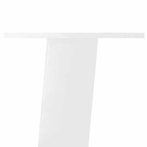 vidaXL Gambe per tavolo consolle 4 pz bianche 72 cm in acciaio