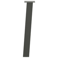 Gambe per tavolo consolle 4 pz Antracite 72 cm Acciaio 4012506