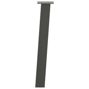 Gambe per tavolo consolle 4 pz Antracite 72 cm Acciaio 4012506