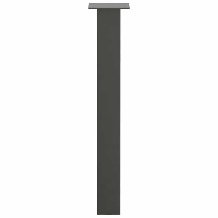 Gambe per tavolo consolle 4 pz Antracite 72 cm Acciaio 4012506
