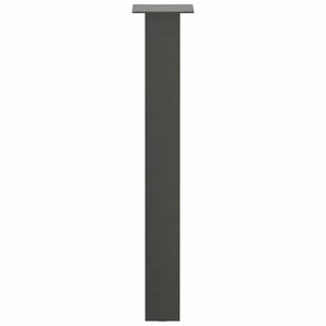 vidaXL Gambe per tavolo consolle 4 pz Antracite 72 cm Acciaio