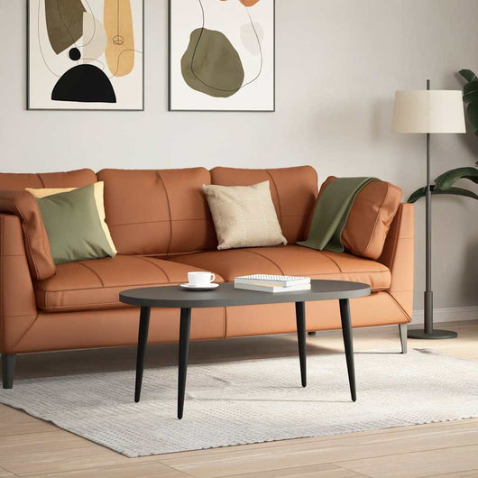 Gambe per Tavolino da Caffè Forma Conica 4 pz Nere 30-31 cm Acciaio 4012508