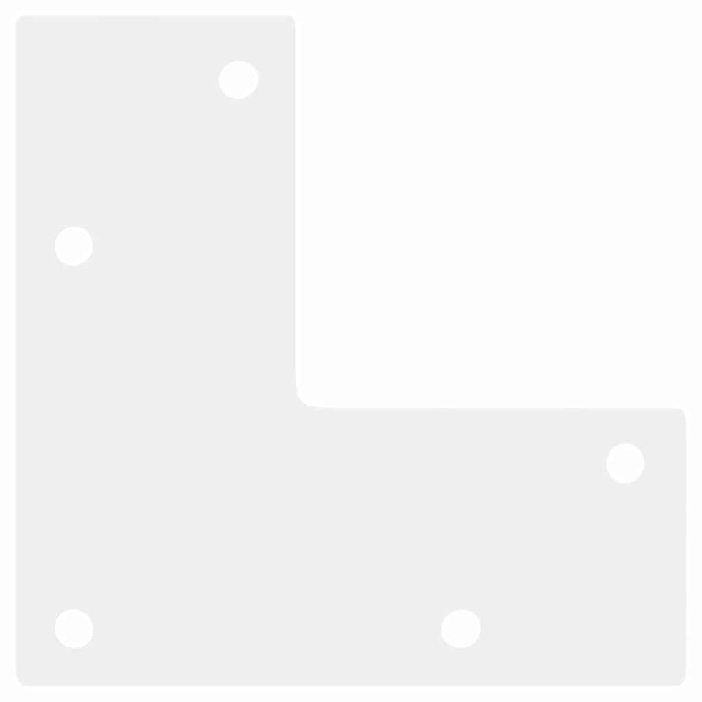 Gambe Tavolino Caffè a Forma Conica 4 pz Bianco 30-31cm Acciaio 4012509