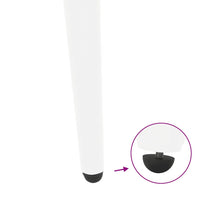 Gambe Tavolino Caffè a Forma Conica 4 pz Bianco 30-31cm Acciaio 4012509
