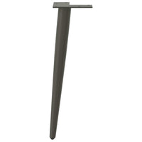 Gambe per Tavolino da Caff¨¨ Forma Conica 4 pz-Set di 4 Gamba per Tavolo Antracite 30-31 cm Acciaio