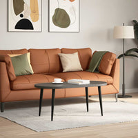 Gambe per Tavolino da Caff¨¨ Forma Conica 4 pz-Set di 4 Gamba per Tavolo Nere 42-43 cm Acciaio