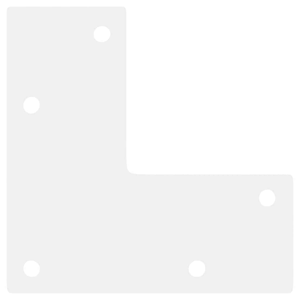 Gambe per Tavolino da Caff¨¨ Forma Conica 4 pz-Set di 4 Gamba per Tavolo Bianche 42-43 cm Acciaio