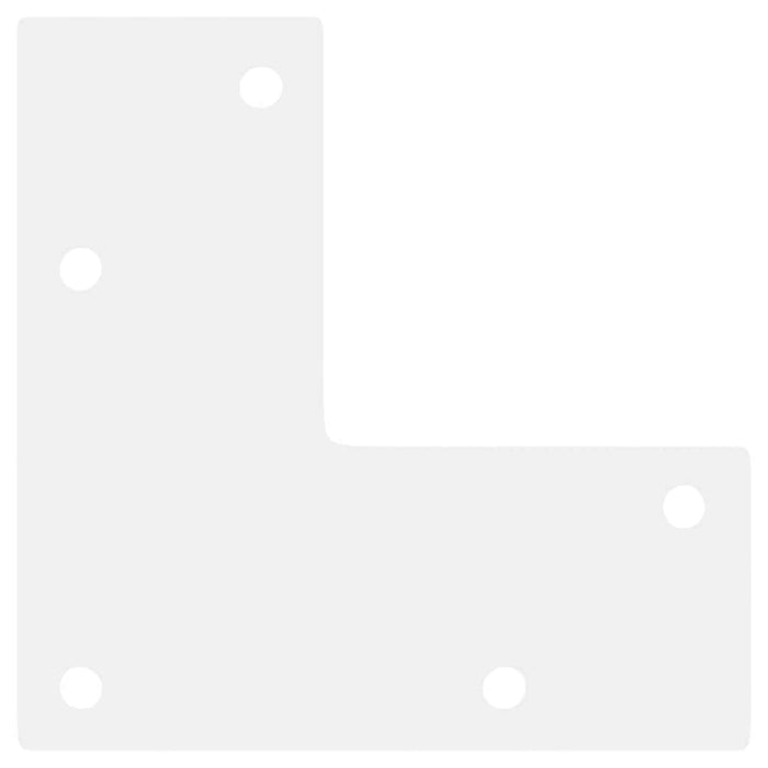 Gambe per Tavolino da Caff¨¨ Forma Conica 4 pz-Set di 4 Gamba per Tavolo Bianche 42-43 cm Acciaio