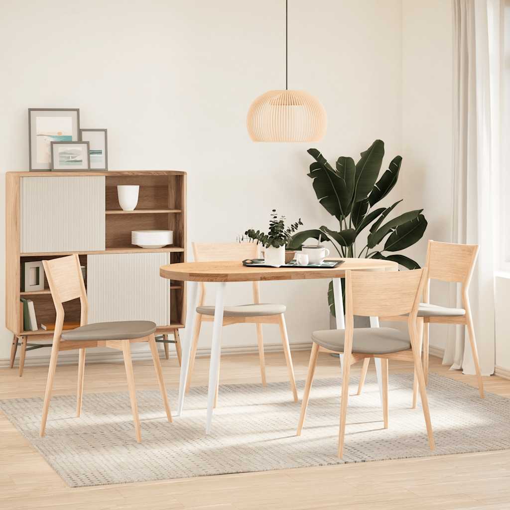 vidaXL Gambe per Tavolo Consolle Forma Conica 4 pz Bianche 72-73 cm Acciaio