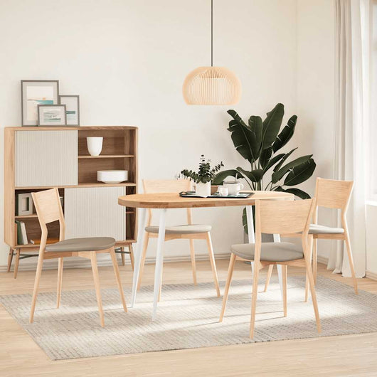 Gambe per Tavolo Consolle Forma Conica 4 pz Bianche 72-73 cm Acciaio 4012517