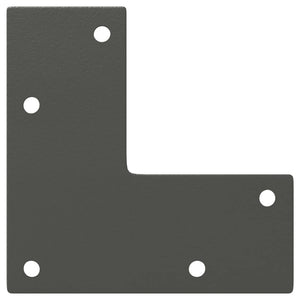 vidaXL Gambe per Tavolo Consolle Forma Conica 4 pz Antracite 72-73 cm Acciaio